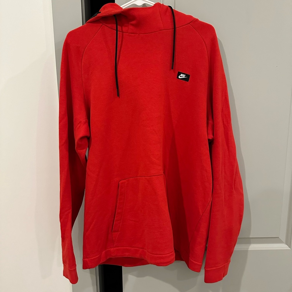 Red Nike large hoodie